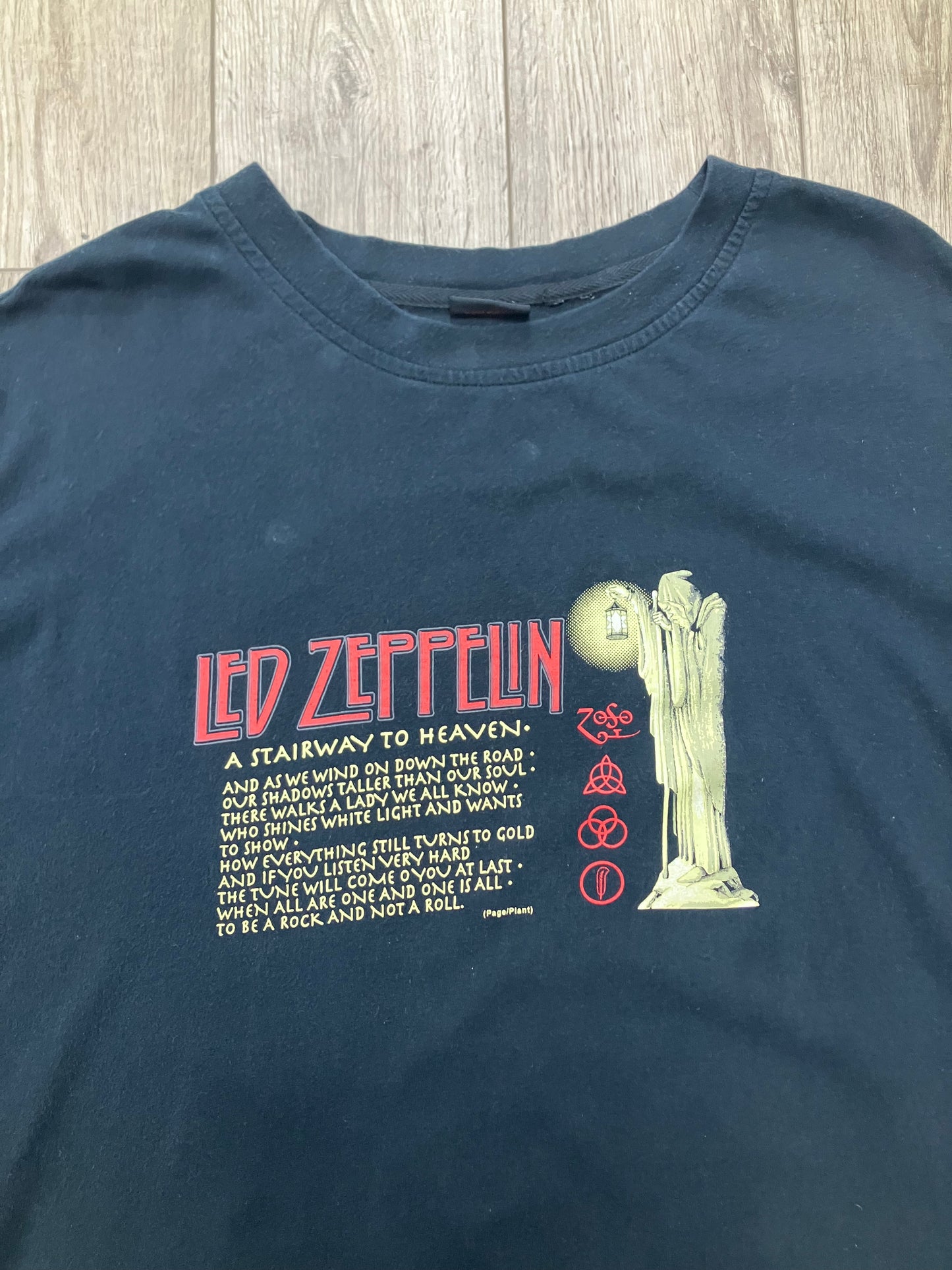 3XL-Vintage Led Zeppelin Stairway To Heaven Tee