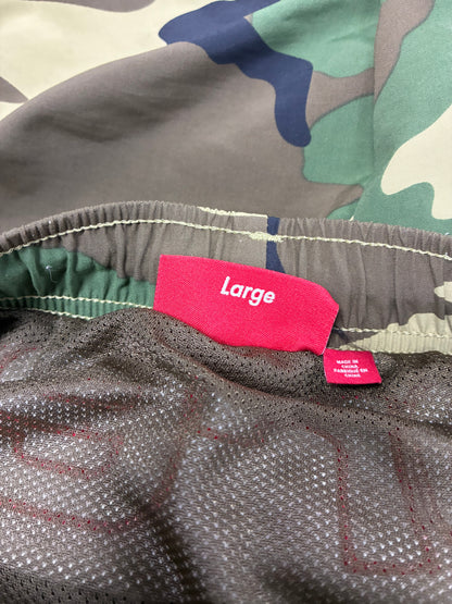 L - Supreme Camo Paneled Logo Water Shorts