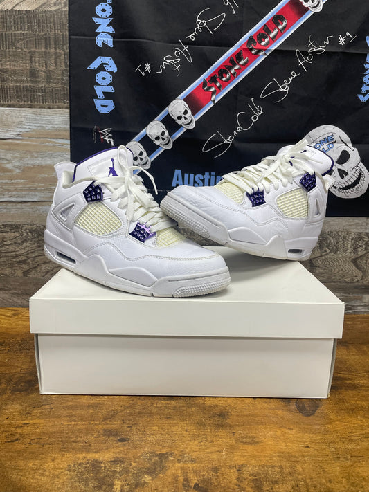 Air Jordan 4 Retro Metallic Purple 10.5