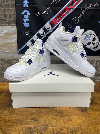 Air Jordan 4 Retro Metallic Purple 10.5