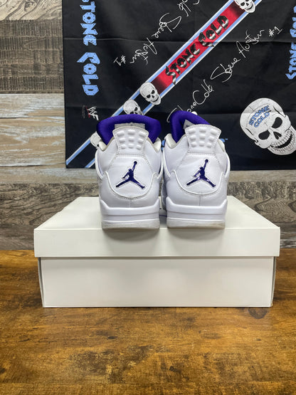 Air Jordan 4 Retro Metallic Purple 10.5