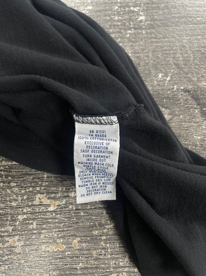 2XB - Polo Ralph Lauren Black Chain Stitch Logo T-Shirt