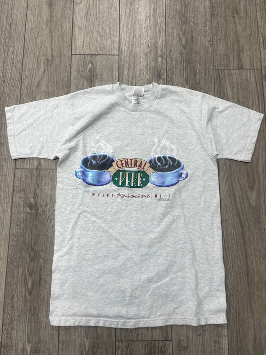 M - Vintage 1995 Friends “Central Perk” Promo Grey Shirt