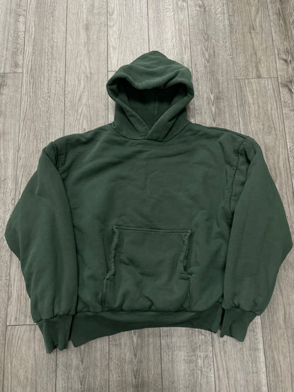 XL - Yeezy Gap Double Layered Hoodie Dark Green Sample