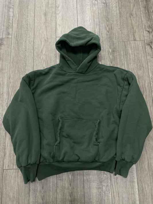 XL - Yeezy Gap Double Layered Hoodie Dark Green Sample