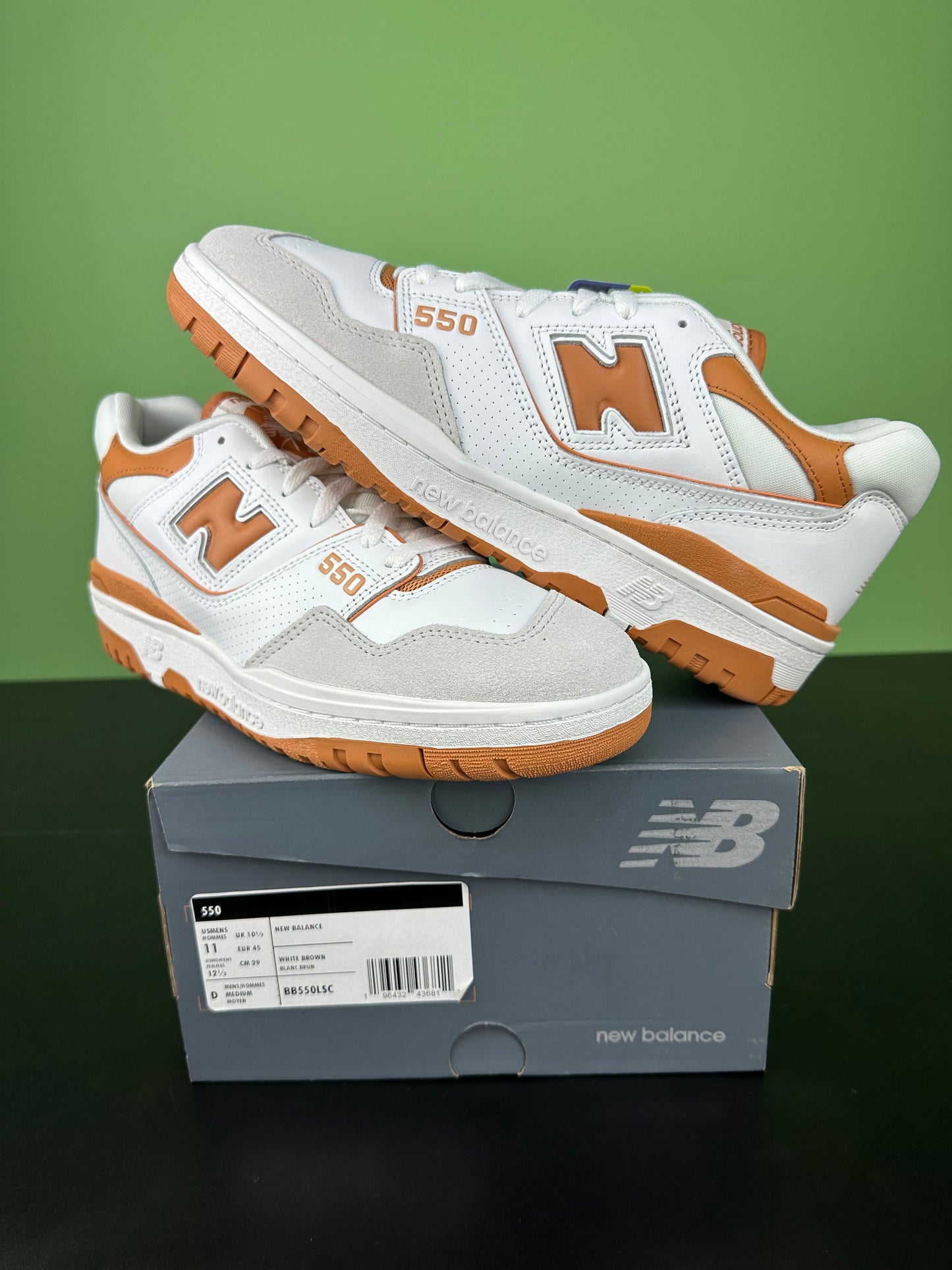 New balance 550 burnt orange